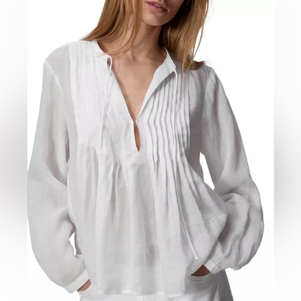 NWT•Rag & Bone•White Amaris Ramie Top
Sz XS